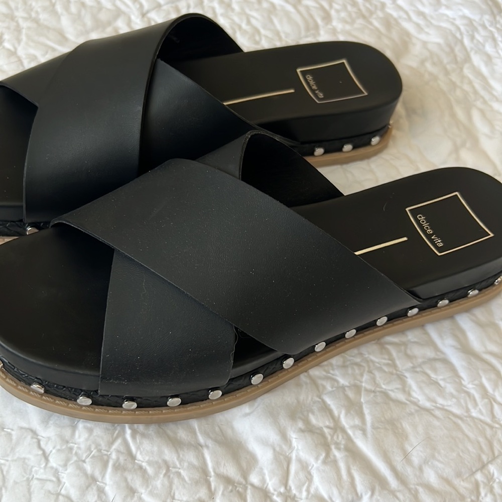 Black dolce vita sandals